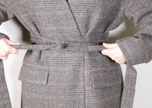 大衣腰带怎么系简单又好看,大衣短腰带系法简单又好看的系法