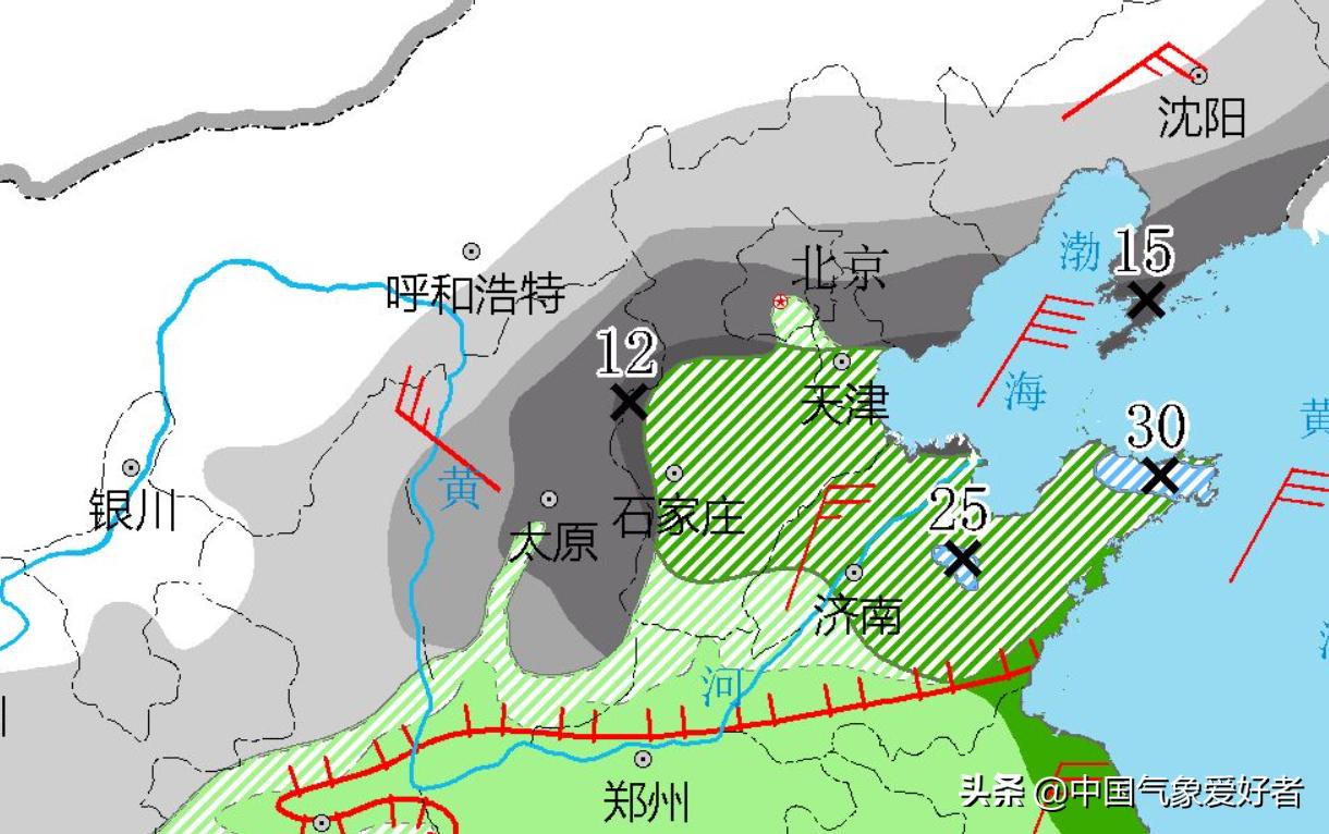 实时华北雷达图,雷达图的台风什么样