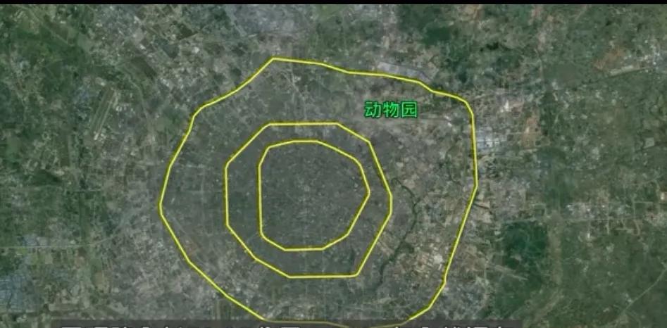 成都市的中轴线有多少公里,成都的环线很圆