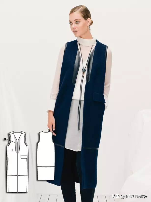 时装设计图手绘教程,服装制版图案大全