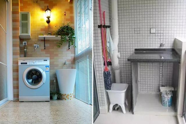 装修阳台要装地漏吗,1.2米阳台拖把池装修效果图