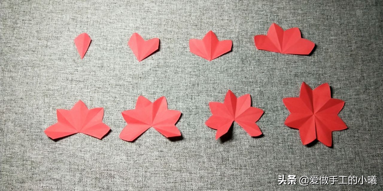 玫瑰花折纸教程大全简单慢动作,玫瑰花折纸方法简单易折非常漂亮