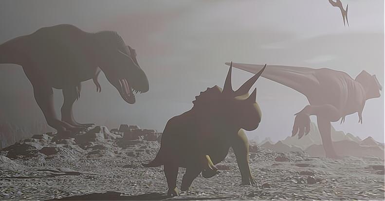 恐龙大灭绝的小行星在哪,灭绝恐龙的小行星有多恐怖