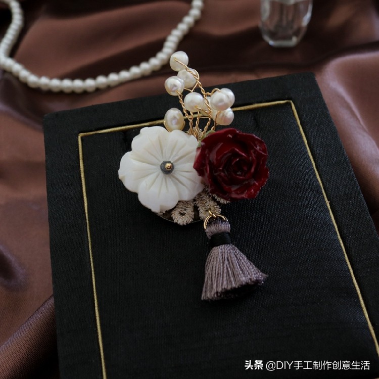 永生花首饰手工diy制作,制作永生花首饰