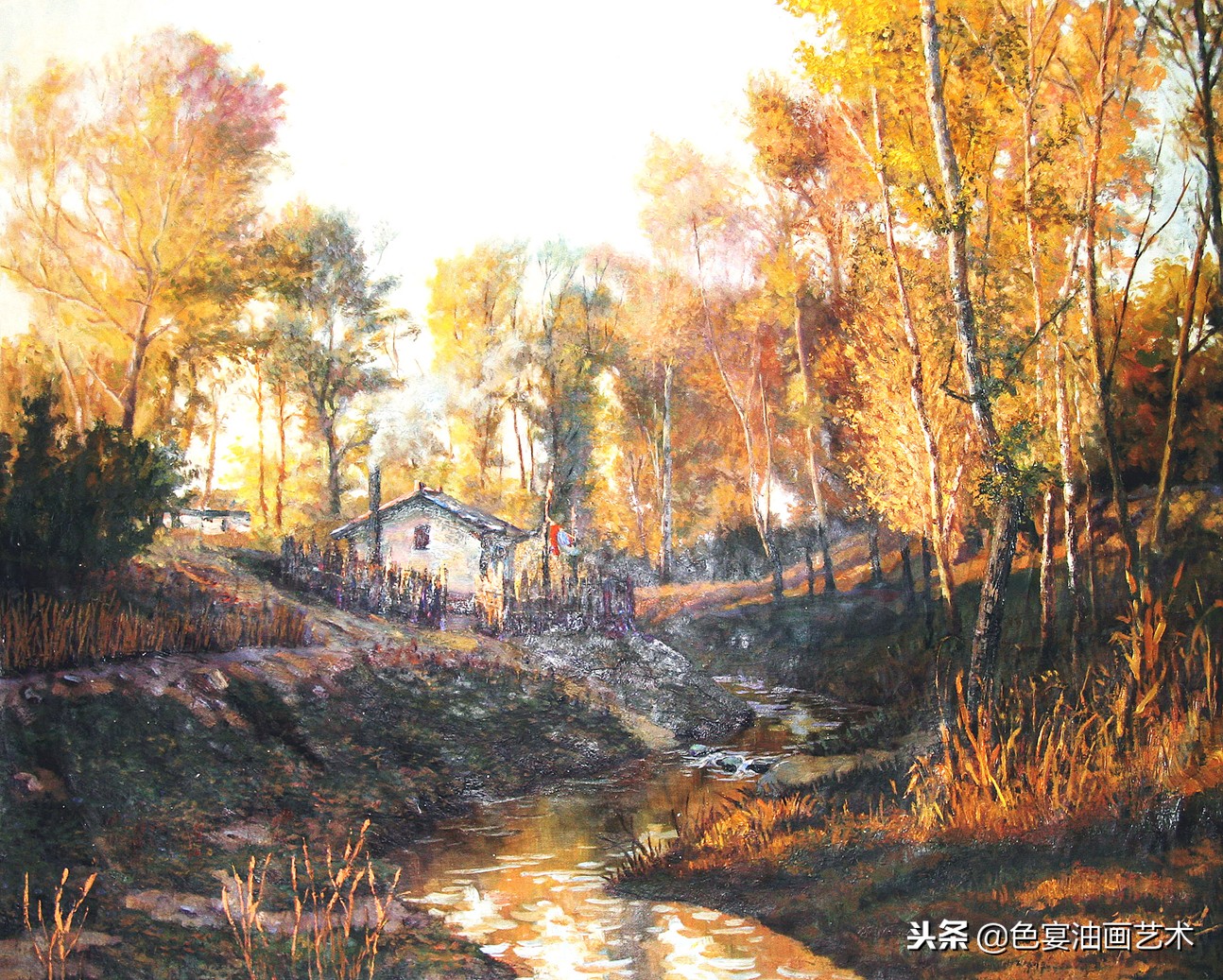 俄罗斯油画大师风景油画教程视频,油画大师油画风景创作教学视频