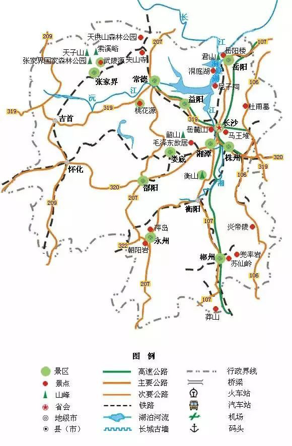 全国旅游景点详细地图大全,最新版中国各省市旅游景点地图