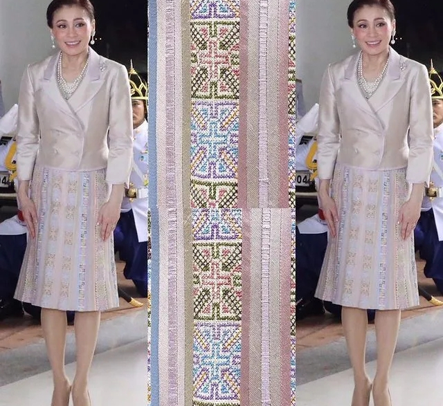 泰王真宠苏提达！王后8套造型登上王室海报，不如诗妮娜千娇百媚