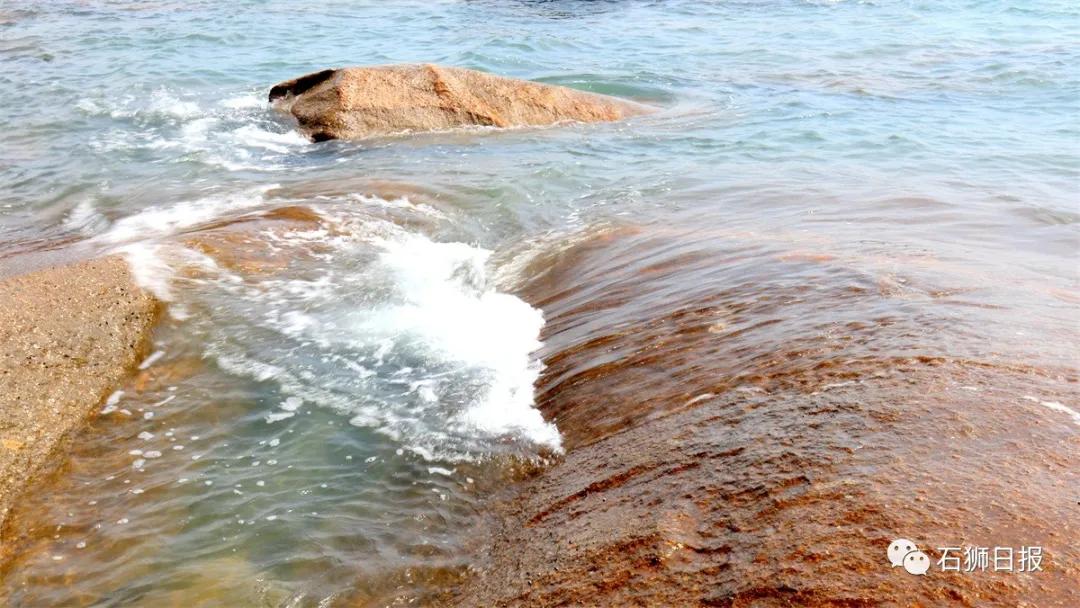 一片美丽的沙滩,石狮最美海滩
