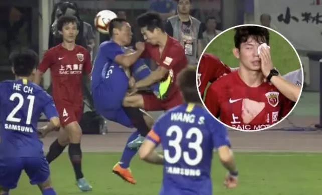 太鲁莽！苏宁铁腰飞踹杨世元面门险重演班古拉13年前悲剧