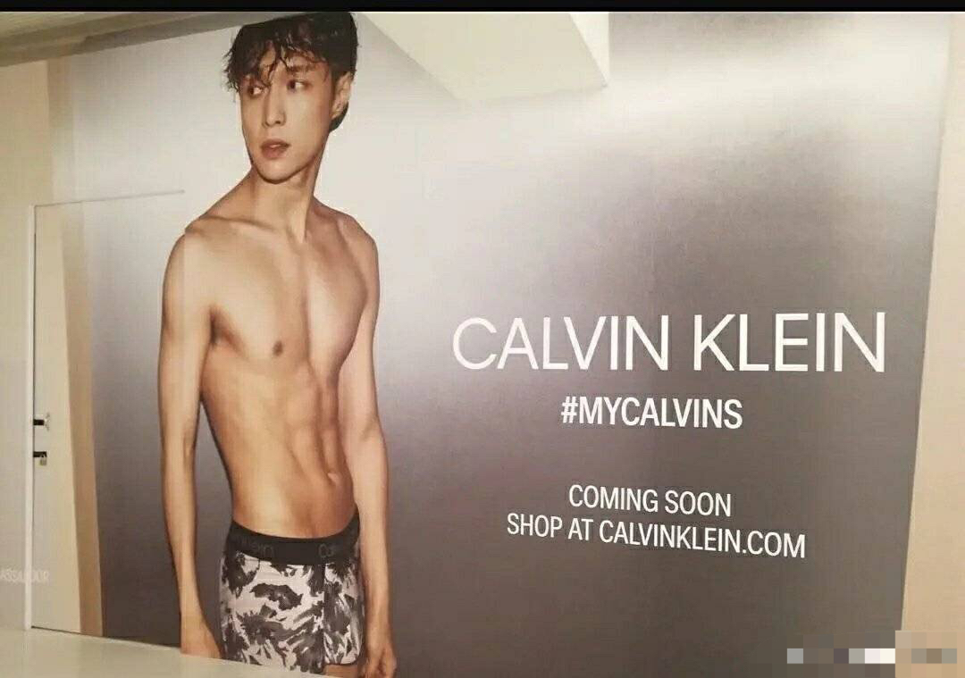 张艺兴ck广告海报,张艺兴ck新广告