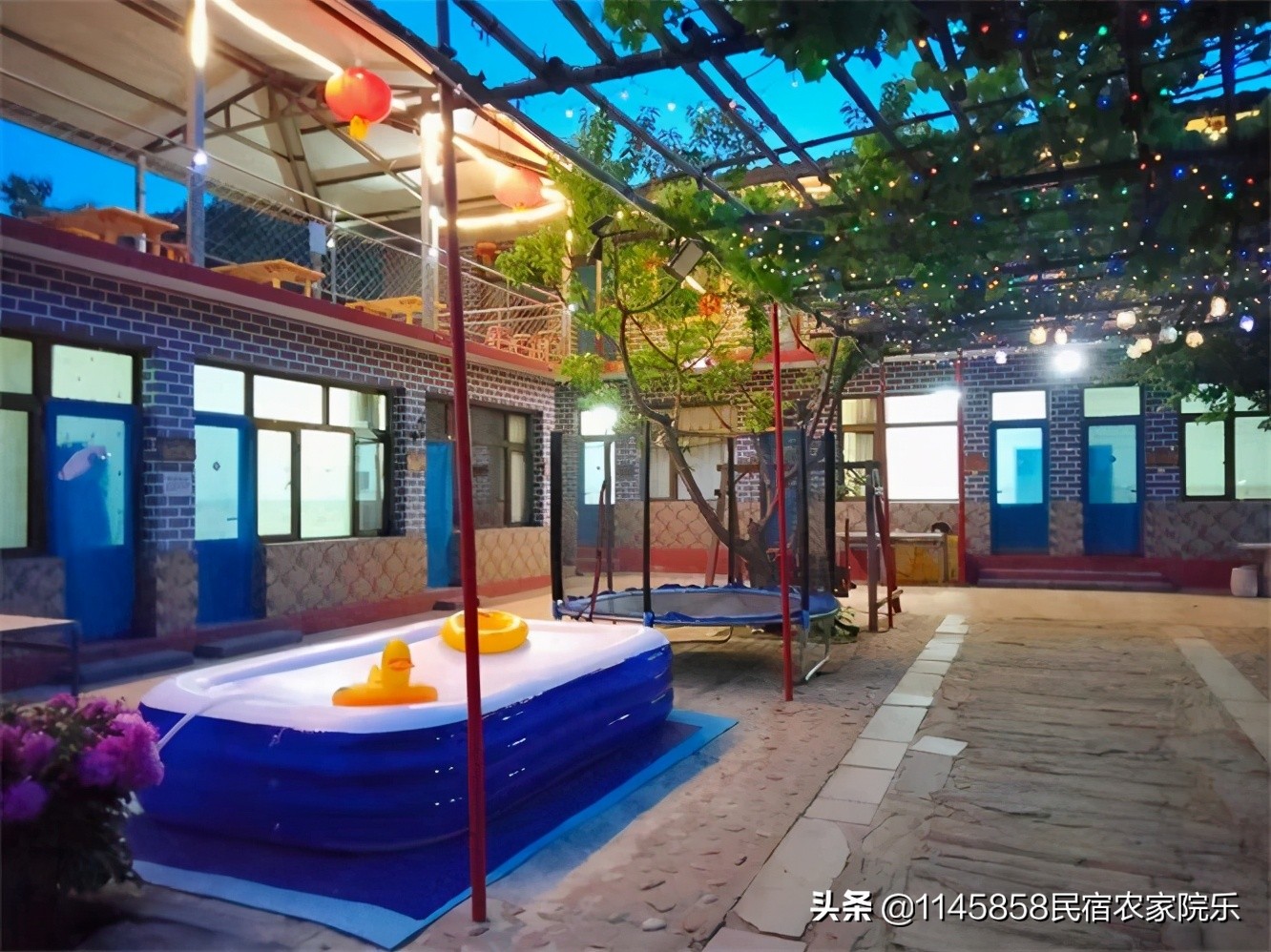 密云吉祥小寨,捧河湾风景区农家院