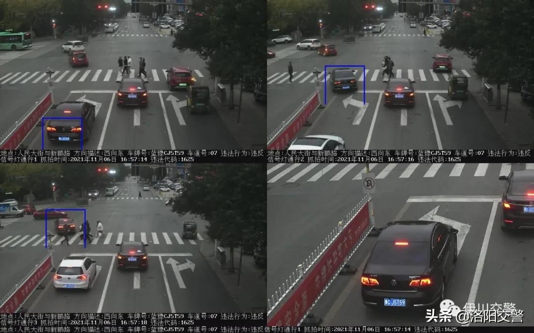 抓拍闯红灯和压线是一个摄像头吗,闯红灯拍照抓拍实线变道吗