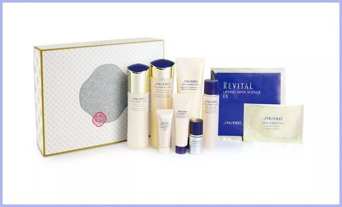 资生堂悦薇水乳时光琉璃套装,资生堂透白精华与红腰子