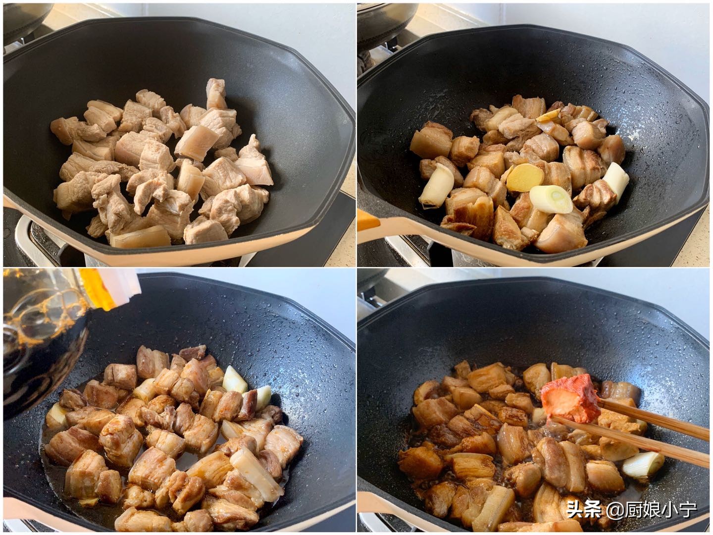 白吉馍和潼关肉夹馍的做法全过程,早餐别再吃油条包子