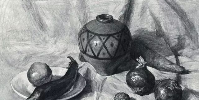 素描衬布的画法和步骤,你掌握了平面图的绘画方法了吗