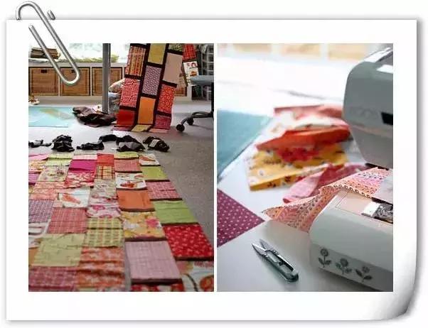 拼布教程——简单的方块拼布抱枕