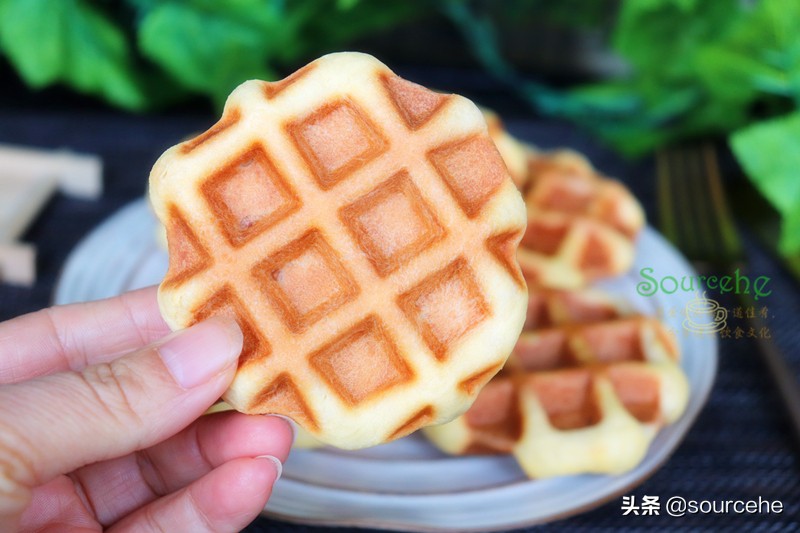 华夫饼制作教程不用烤箱,家庭烤箱版华夫饼做法无模具