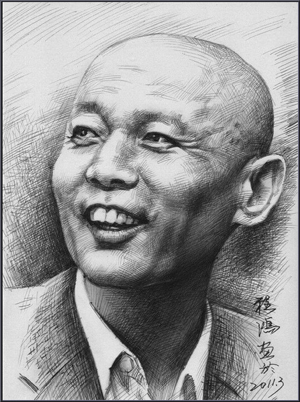 最近很火的素描人物明星,100张素描100位明星