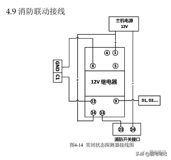 门禁电磁锁接线原理讲解,门禁系统完整接线原理讲解