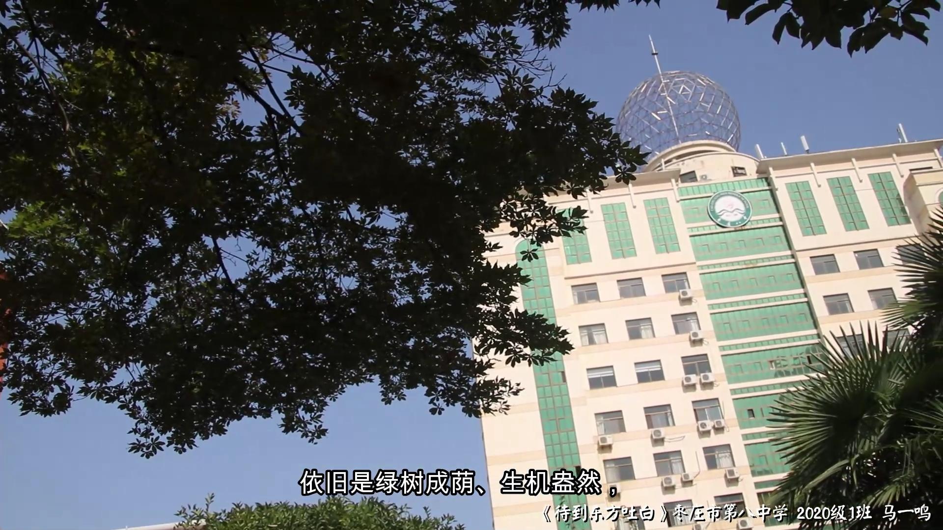 “00”后话文明丨待到东方吐白-枣庄八中文明校园风采Vlog