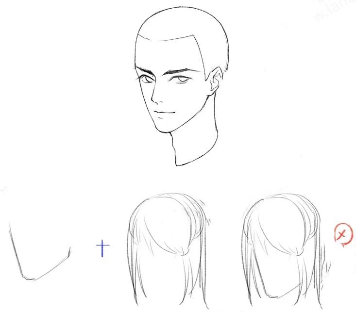 短发怎么编头发简单易学,简单又好看的头发画法