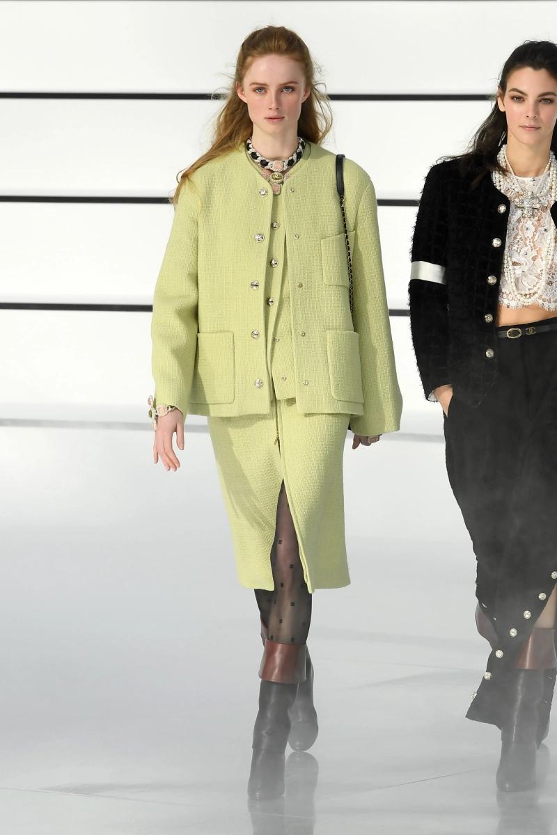 chanel早春秀,chanel2021成衣展