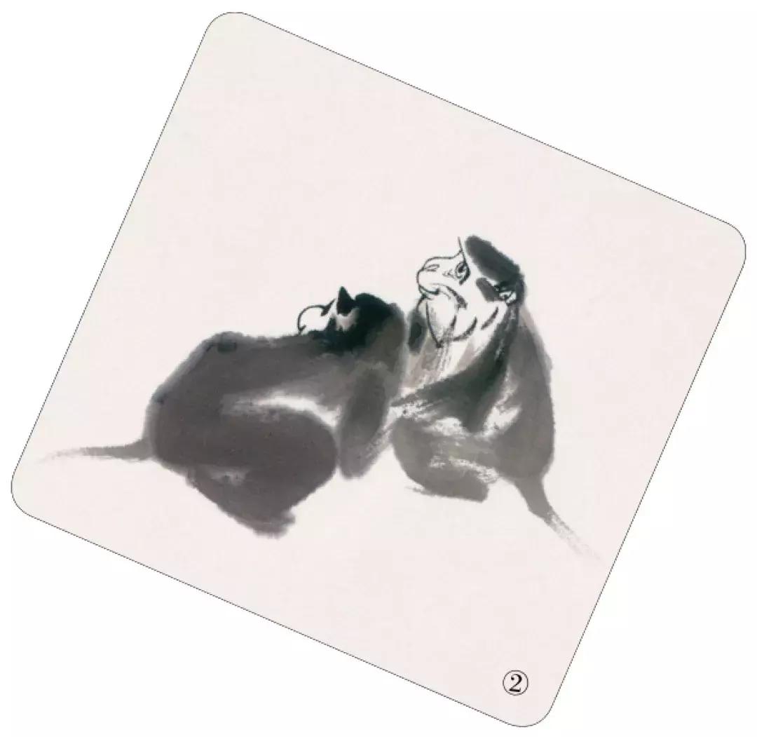 画猴子简便一些,画猴子高级一点