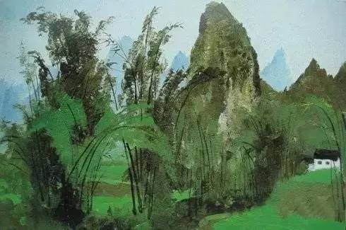 吴冠中竹子图,吴冠中画的竹子