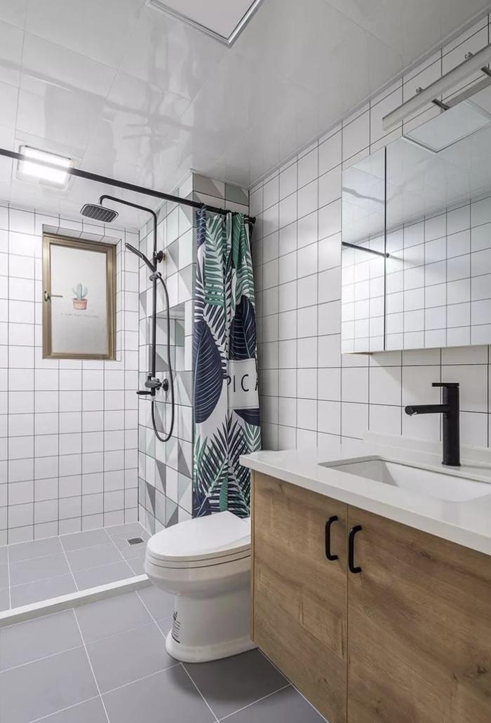 设计师卫生间干湿分离两米,设计师讲卫生间瓷砖选择