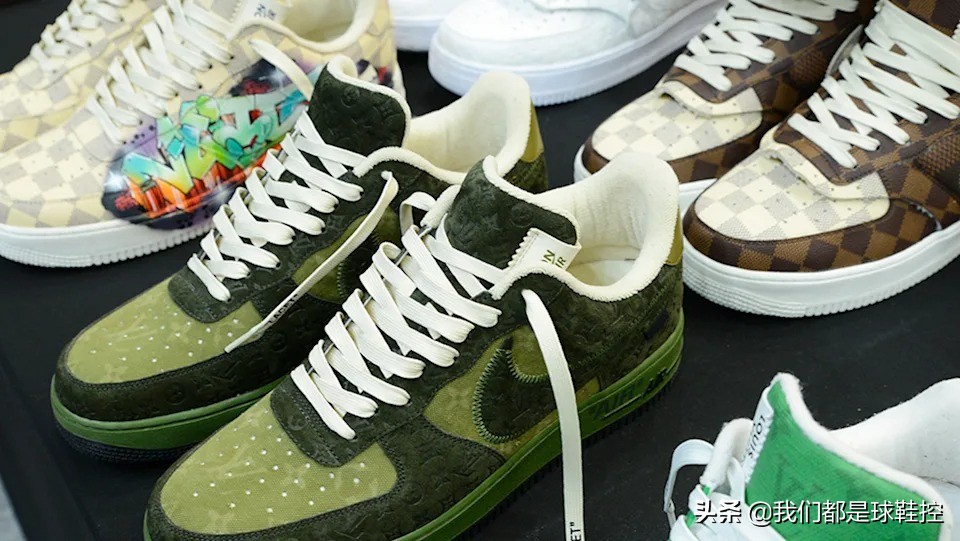 lv联名nikeaf1,nike和lv联名af1蓝色