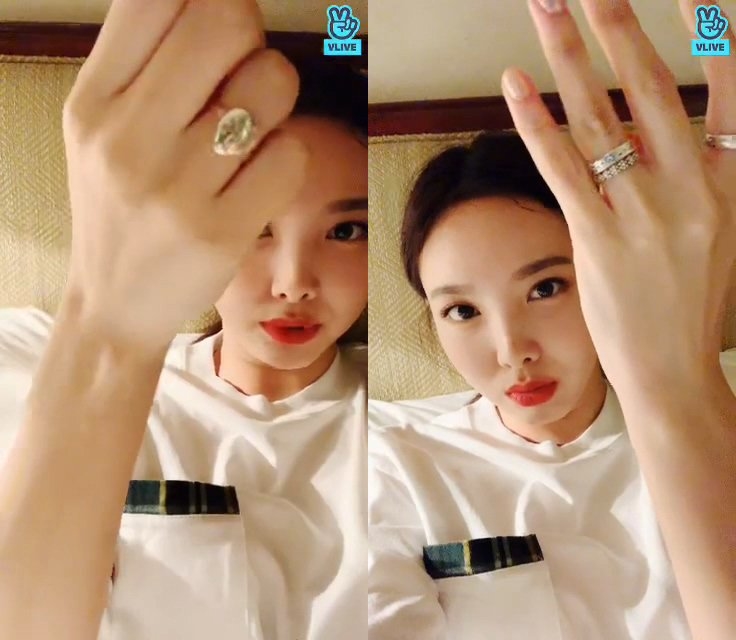 超昂贵戒指,娜琏twiceiu