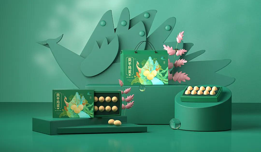 鸡蛋包装还可以这样利用,鸡蛋包装设计清新风格