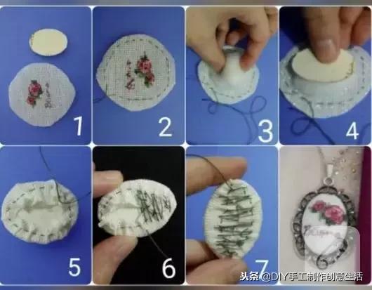 如何绣项链,手工项链绣法