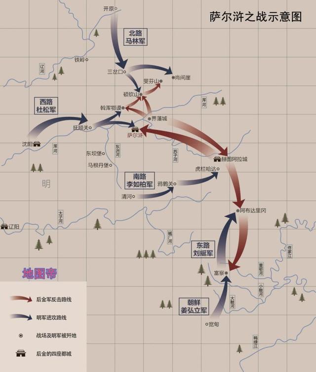 努尔哈赤决战开原,努尔哈赤开原