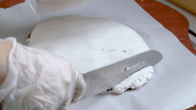 紫薯三角糯米糕,紫薯糯米粉发糕