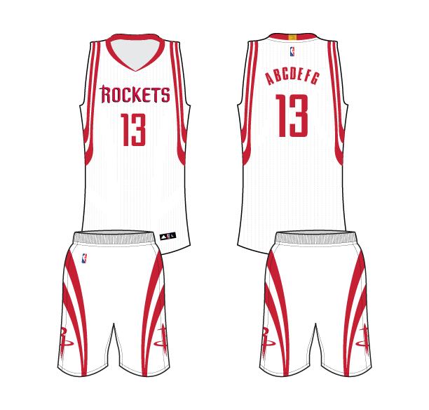 火箭历史队服,火箭队服变化