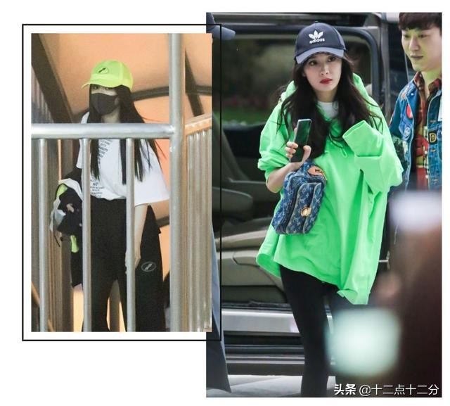 权志龙姐姐的品牌2021年服装走秀,杨颖穿权志龙联名衣服