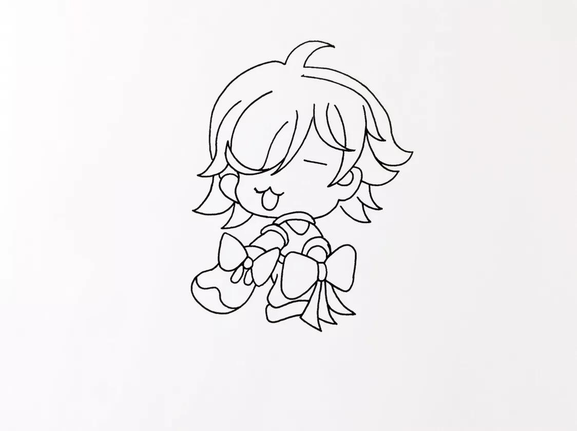 10-12岁画动漫人物简单可爱男生,可爱的动漫人物怎么画一步步教程