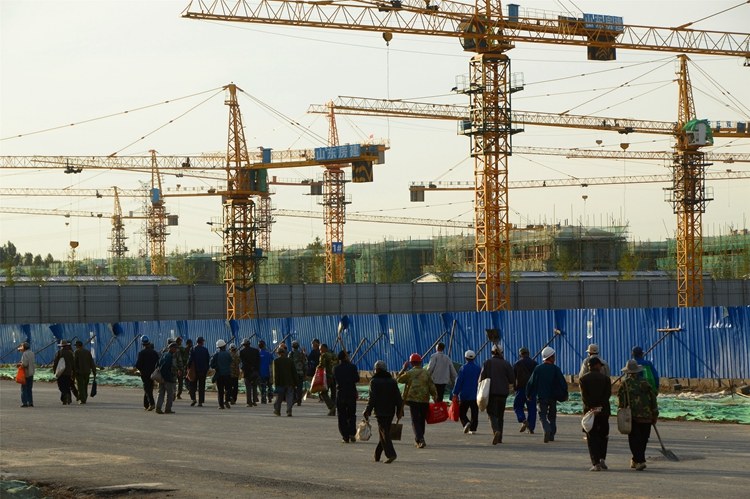 火神山建设农民工,火神山医院农民工