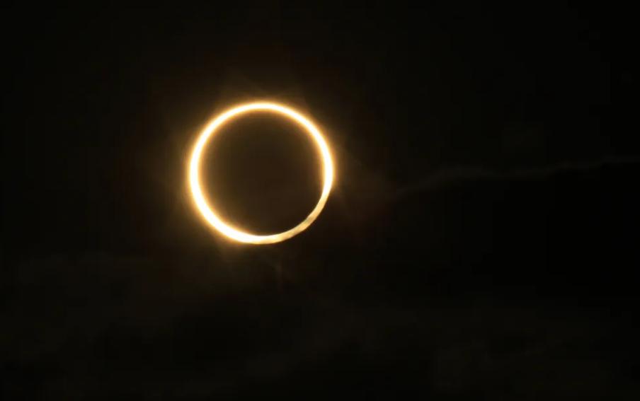 父亲节遇到绝美日环食,父亲节最壮观的日环食