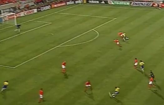 02年世界杯巴西罗纳尔多过人失败,罗纳尔多1998世界杯vs荷兰