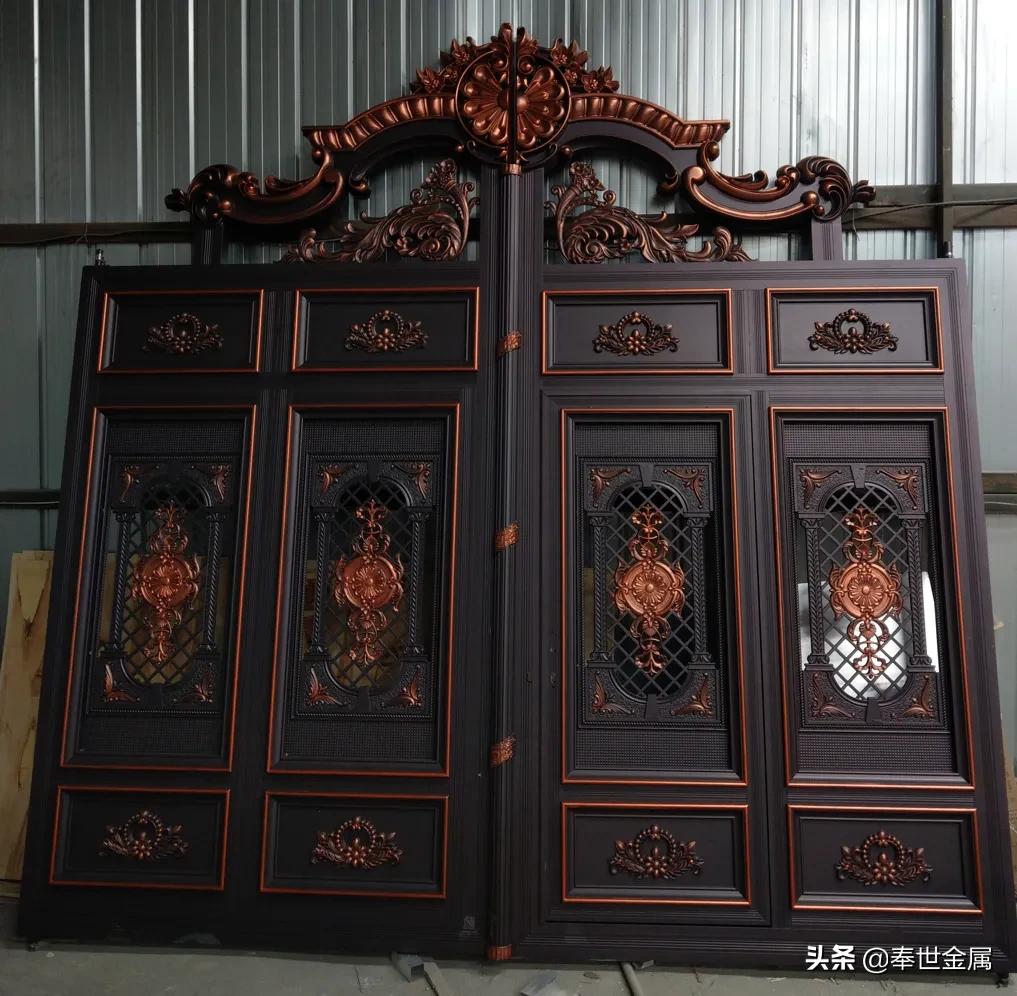 铝艺大门为什么这么便宜,铝艺大门优点在哪