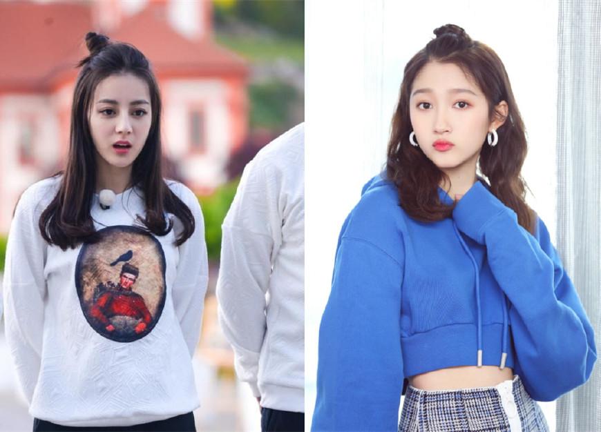 关晓彤与娜扎同台造型被粉丝吐槽,关晓彤红毯造型vs迪丽热巴