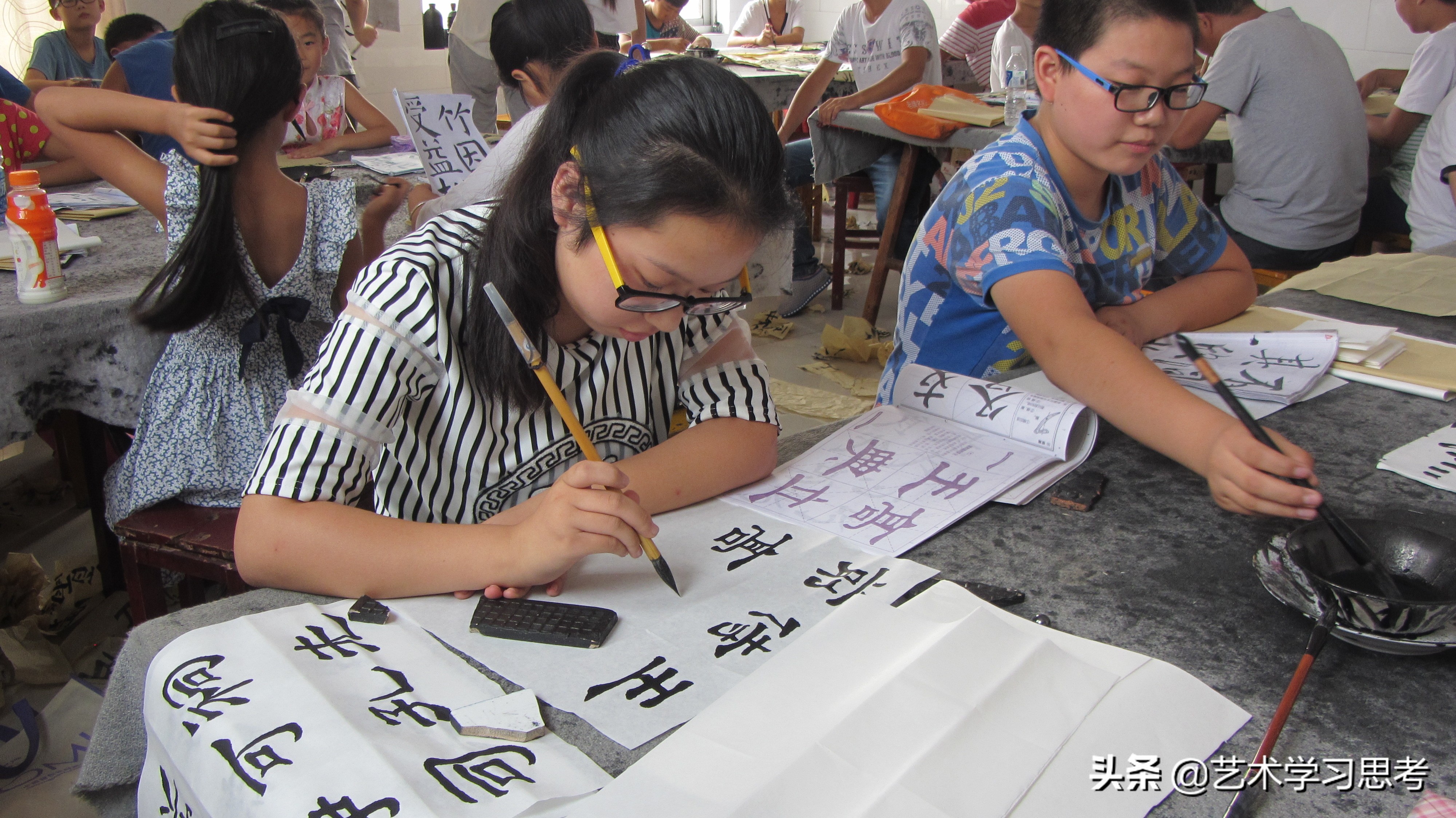 孟州宋德功书法学校2020春书法展2-赵佳毛笔楷书《春联》