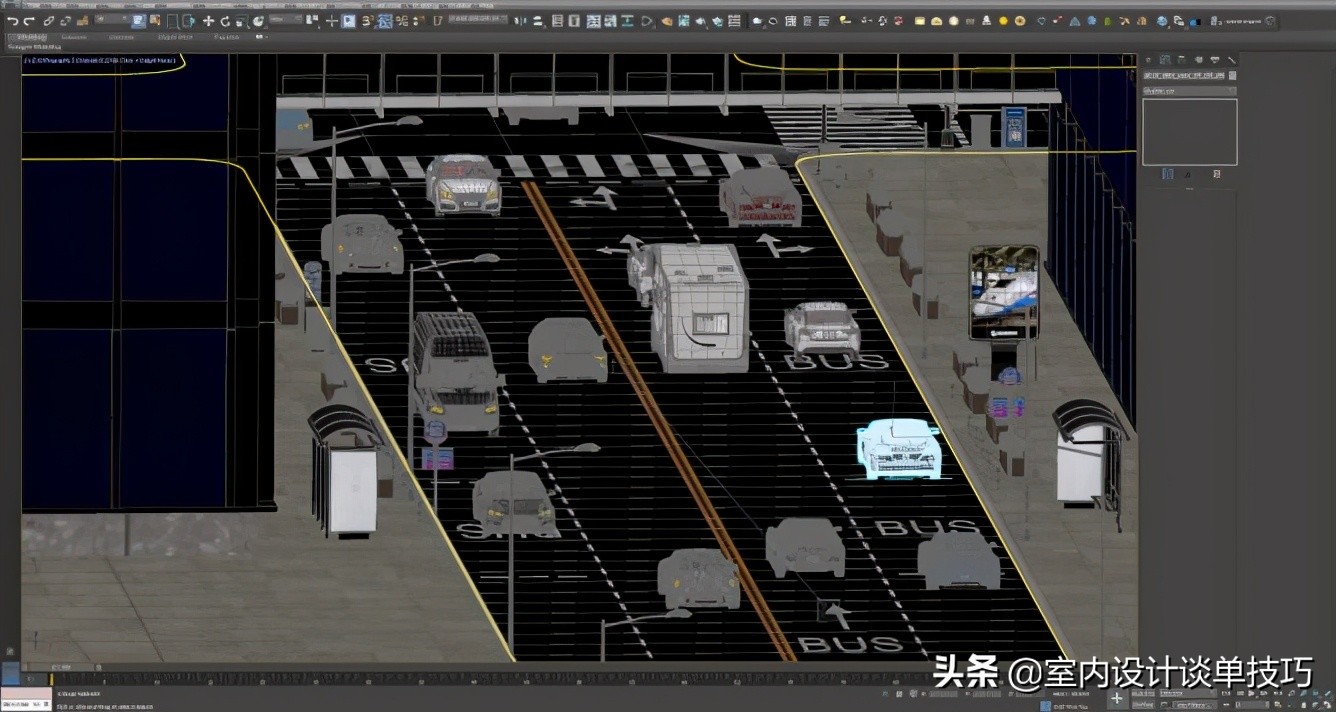 一位学员制作室外效果，一天完成整个过程，劳动报酬2K