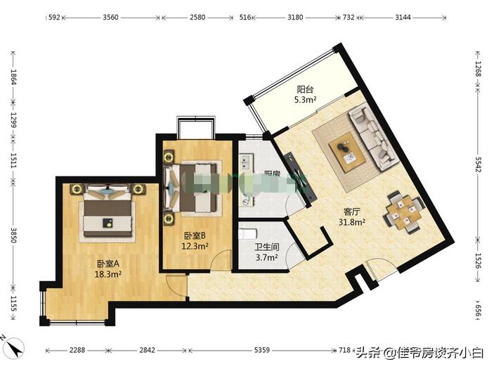 北京五环内50平小户型,北京350万全款买两居选哪合适