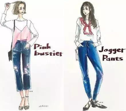 插画怎么搭配,插画教程服装设计