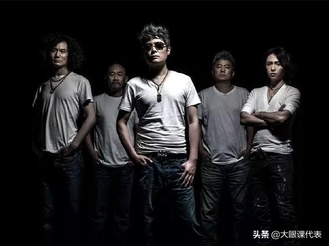 早期beyond和黑豹合影,beyond和黑豹唐朝