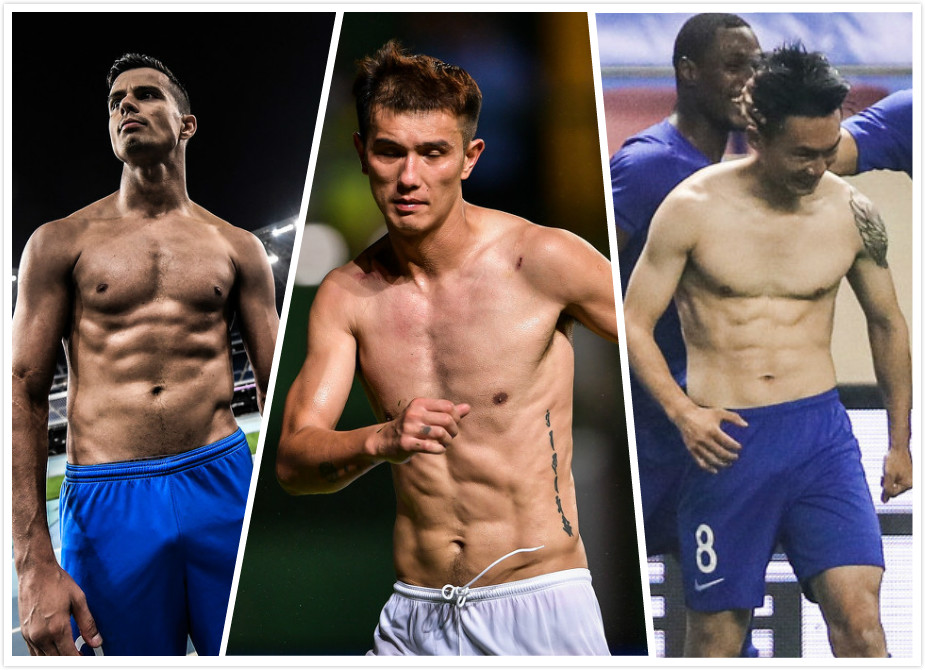 中国球员并非全是白斩鸡魔鬼筋肉人中超也有C罗式身材