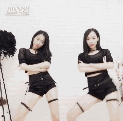 大长腿小皮裤，妹纸喊你来跳舞